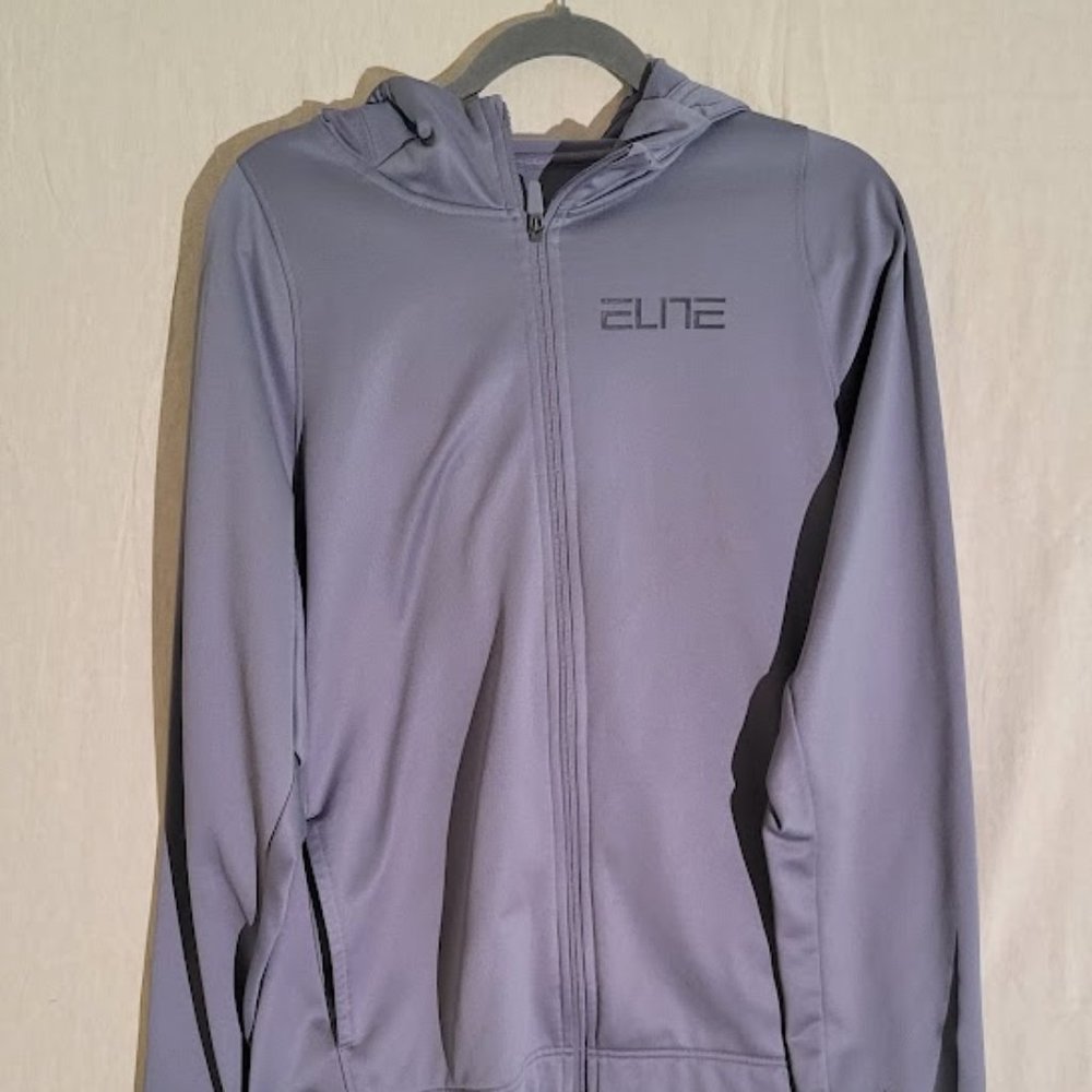 Gray Nike Dry Fit Zip Up Hoodie